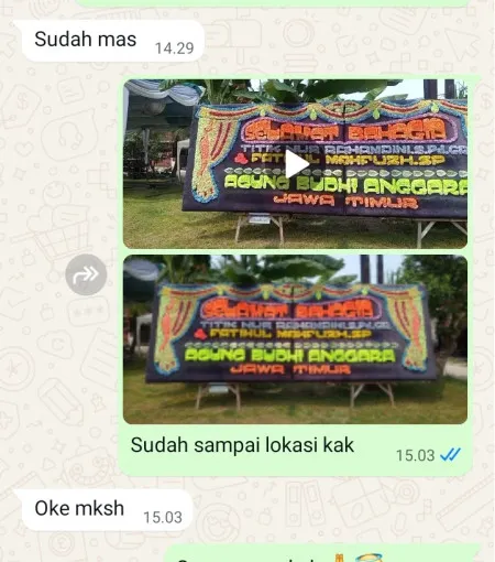 Pengiriman Papan Bunga Dukuhjati Kidul Pangkah